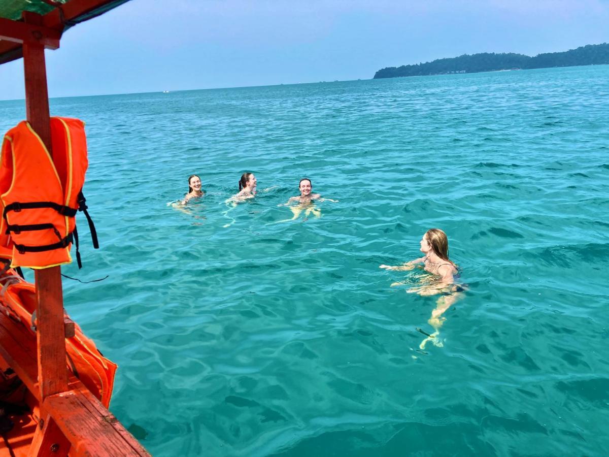 Lucky Sun Saracen Bay Hostel Koh Rong Sanloem Buitenkant foto